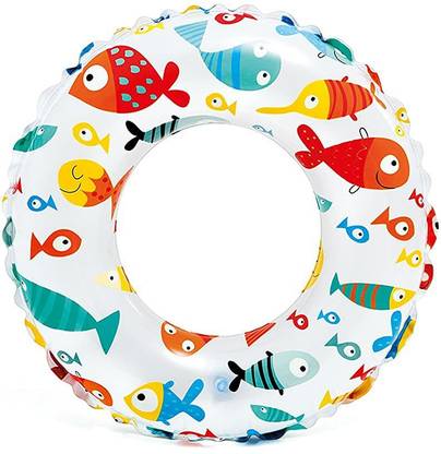 Amaflip Intex 59241-2 Lively Print Swim Ring(Multi color)