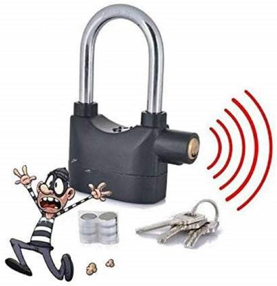 YUKI Anti-theft Security Padlock Waterproof Siren Alarm Safety Lock AL-28 Lock