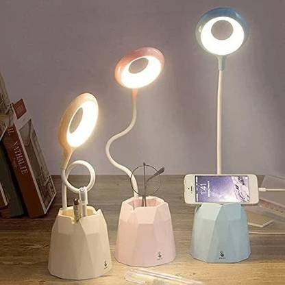 sarvopari mega mall Desk Light with 3 Shades Touch Control Light and Mobile Holder Design Study Lamp Study Lamp