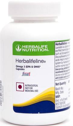 HERBALIFE lifeline Omega-3 for maintain cholesterol Capsules-(60 Capsules)