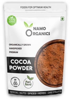 Namo organics Organic 400 Gm COCOCA POWDER for Chocolate cake Baking ( Natural Unsweetened ) Cocoa Powder
