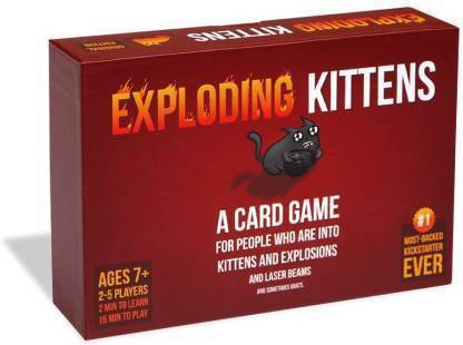 SKTOYZONE Exploding Kittens LLC A Card Game About Kitten and Explosions and Sometimes Goats Board Game Accessories Board Game Board Game Accessories