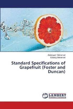 Standard Specifications of Grapefruit (Foster and Duncan)