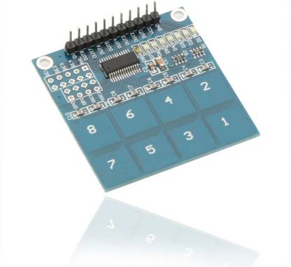Super Debug TTP226 Module,TTP226 8-Way Channel Capacitive Touch Switch Digital Touch Sensor Module PCB Board Electronic Components Electronic Hobby Kit