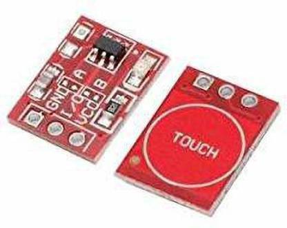 SFA Pack oF 2 TTP223 Capacitive Single Touch Sensor Module (Red) Electronic Components Electronic Hobby Kit