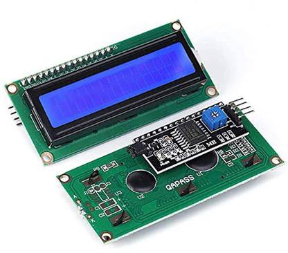 Super Debug 16x2 1602 LCD Display Screen Blue + IIC I2C Module Interface Electronic Components Electronic Hobby Kit