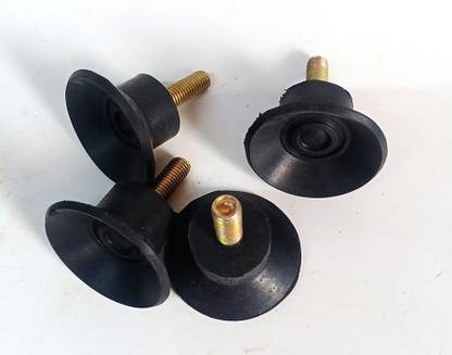 Hardware Rubber Adjustable Leg Screw (5 x 5 x 6 ) cm (4 Pcs)