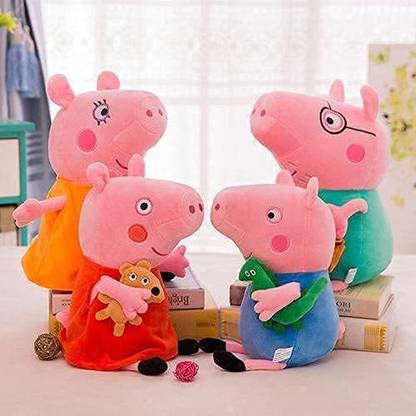 Patly Play Time Peppa Pig Teddy (Set of 4)  - 10 inch