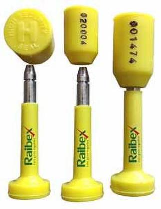 RAIBEX CONTAINER BOLT SEAL 50 PCS YELLOW COLOR SEAL SECURITY SEAL OTL CONTAINER SEAL Tamper Seal