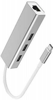 techut USB 2.0 Type C 3.1 for RJ45 Ethernet LAN Adapter Cable with 3 Ports USB 2.0 Type C 3.1 for RJ45 Ethernet LAN Adapter Cable with 3 Ports USB Hub