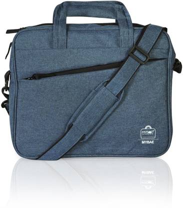 Libra Lion Multipurpose Nylon Executive Formal Bag 14 inch Laptop & MacBook Briefcase Messenger/Office/Travel/Business Bag for Men & Women with Multiple compartments (Blue) Messenger Bag