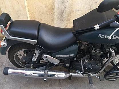 ANK Black Seat Cover Split Bike Seat Cover For Royal Enfield Thunder Bird 500, Thunder Bird 350