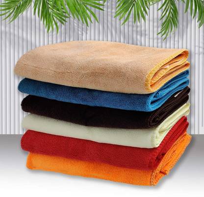 ShopiMoz Cleaning Premium Microfiber Cloth, High Absorbency, Dust Wet and Dry Microfiber Cleaning Cloth (pack of 6) Wet and Dry Microfiber Cleaning Cloth