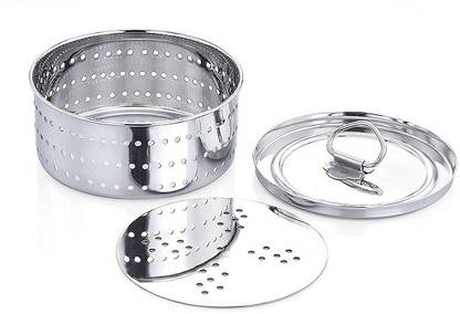 HOP N SAIL Round Shape Stainless Steel Paneer Mould Maker. 500 ml Strainer