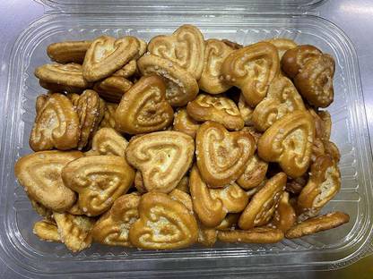 Organic Bites Heart Shape Biscuits (Sweet Biscuits) Sweet & Salty Biscuit