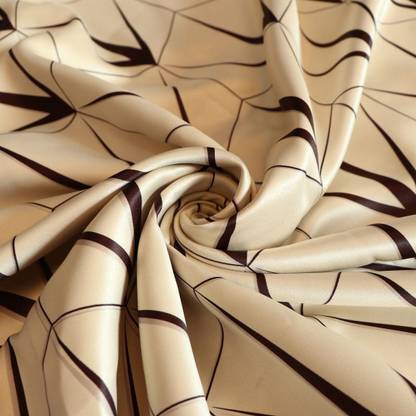 Niyanta printed fabric -1 m Curtain Fabric (cream, 1 m) Curtain Fabric