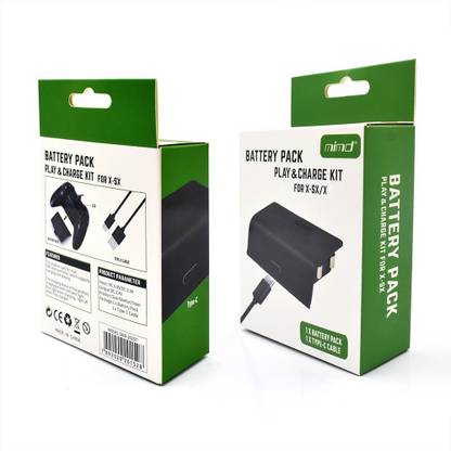 maxcom Battery Pack for Xbox Series X|S Controller, 1200mAh Rechargeable Charger, Upgrade Integrated Rechargeable Battery Game Battery