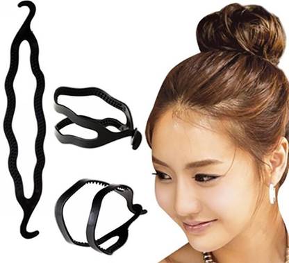 Emijun Hair Bun Maker Magic Clip Curler Shaper Styling Tool Bun Stick Hair Clip