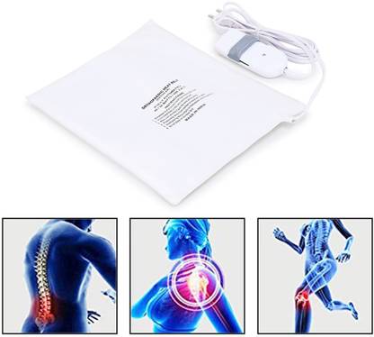 RBS Orthopaedic Electric Heating Waist Belt Wrap - Lower Back Heat Therapy Pad with 3 Temperature Settings for Pain Relief of Abdominal Stomach Lumbar Muscle Strain etc Heating Pad