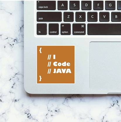 woopme Java Code Laptop Trackpad Stickers Vinyl Laptop Skin Compatible for 15.6 inch