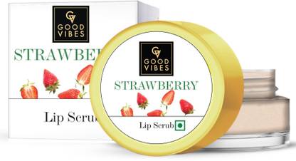 GOOD VIBES Lip Scrub - Strawberry ( 8 g) Strawberry