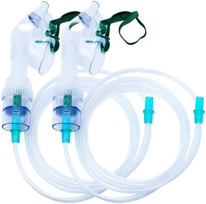 OTICA Alpha Nebulizer Mask Kit and Pipe Set with Medicine Cup for Adult