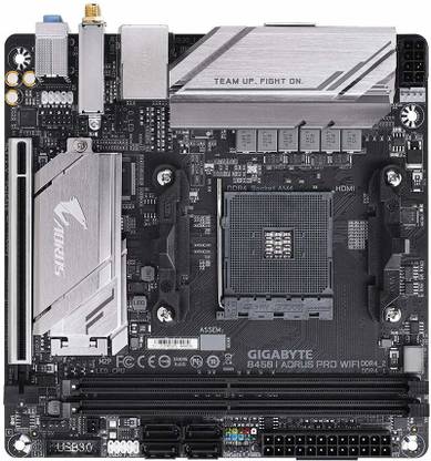 Gigabytes B450 I Aorus Pro Wi-Fi INTEL CPU onboardSocket ATX AMD B450 Chipset DDR4 Motherboard for Laptop