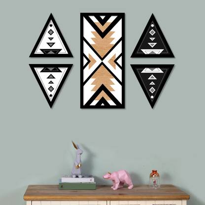 Set of 5 tribal art print 3D Poster