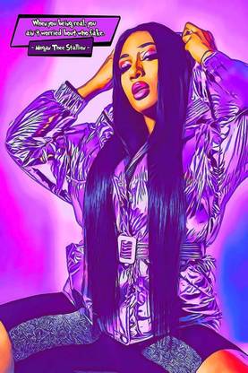 Megan Thee Stallion Wall Poster Paper Print
