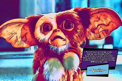 Gremlins Wall Poster Paper Print