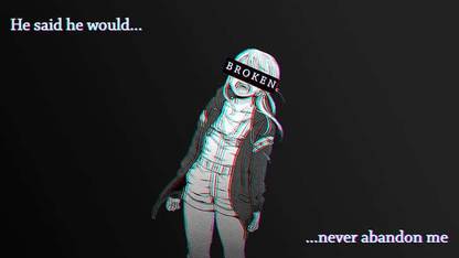 Anime Sad Anime Girls Broken Hd Matte Finish Poster Paper Print
