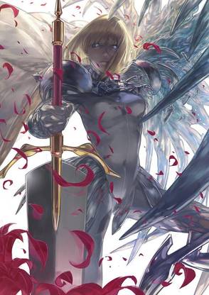 Claymore Anime Girls Clare Matte Finish Poster F-01 Paper Print