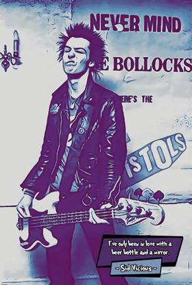 Sid Vicious Wall Poster Paper Print