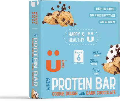 U bar Cookie Dough Protein Bars