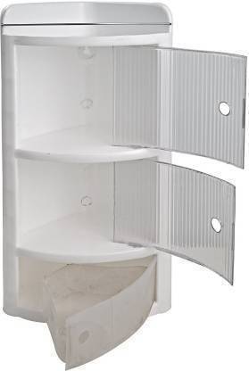 URBAN CHOICE corner shelf bathroom rack storage organizer Plastic Wall Shelf