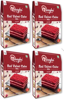 Maayka - Ek Atoot Rishta Egg Free|Premium Cake Mix|4-175GM-Red Velvet Cake Mix 700 g