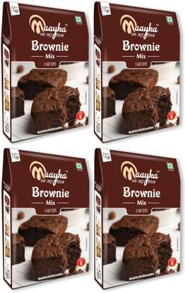 Maayka - Ek Atoot Rishta Egg Free|Premium Cake Mix|4-175GM-Brownie Cake Mix 700 g
