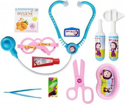 Masha And The Bear Role Play Set Doctor Set For Kids, 3Y+