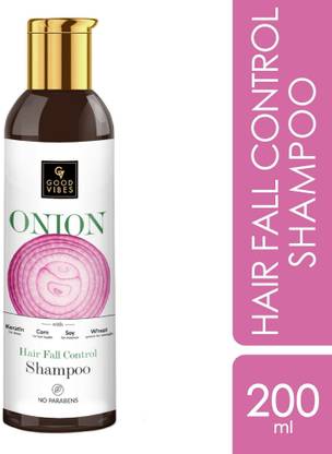 GOOD VIBES Onion Hairfall Control Shampoo (200 ml)