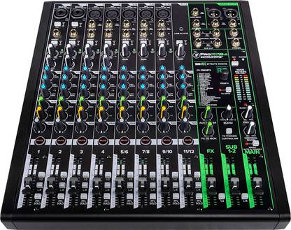 Mackie PROFX12V3 12-Channel Compact Mixer with USB and Effects-1 Analog Sound Mixer