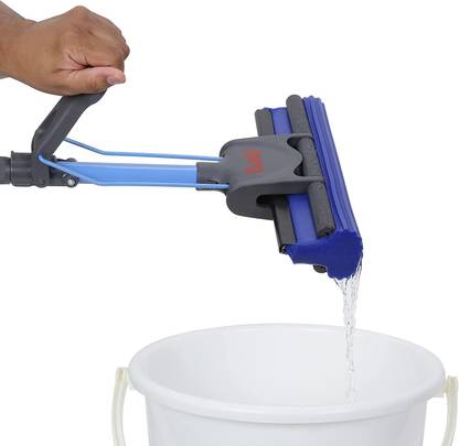 DPVENTERPRISE Floor Cleaning Squeeze Mop with Adjustable Telescopic Handle Mop Set