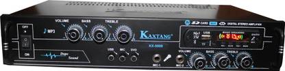 KAXTANG 9999 NEW SERIES METAL DJ REMIX ABSTRACT VERSION WITH BETTER SOUND QUALITY 160 WATT USB SELECTOR MIC SELECTOR AND DVD SELECTOR WITH HEAVY HEAT SINK Double Mic TV/ DVD / BT / USB/SD Card /FM /AUX 5000 W AV Power Amplifier