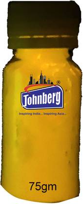 Johnberg Non-Toxic Glow in Dark Pigment for Epoxy Resin, Soap, Painting, Art and Craft Projects- 75 gm (Orange)