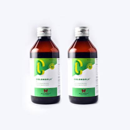 COLONOFLY Constipation Relieving Ayurvedic Syrup Combo Pack of 2