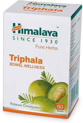 HIMALAYA Wellness Triphala Bowel Wellness |Relieves constipation| - 60 Tablets