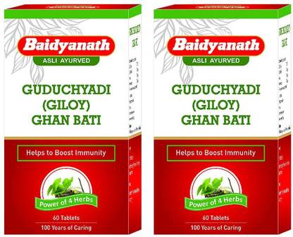 Baidyanath Guduchyadi Ghan Bati - 60 Tablets