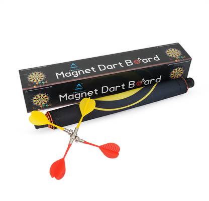ArrowMax MAGNETIC DARTBOARD ( WITH 4 DARTS) DOUBLE SIDE BY ONE SHOT RETAIL 30.48 cm Dart Board
