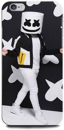 ORBIQE Back Cover for APPLE iPhone 6s MN0W2HN/A MARSHMELLO, DJ, EDM, MUSIC, SMILEY, FUNNY