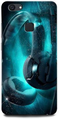 ORBIQE Back Cover for Vivo Y83 1802/PD1803BF MUSIC, DANCE, HEADPHONE, MUSIC LOVE, DANCE LOVE