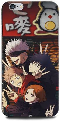 ORBIQE Back Cover for APPLE iPhone 6 MG4J2HN/A JUJUTSU KAISEN, ANIME, NARUTO, LOVE, JAPAN ACTOR
